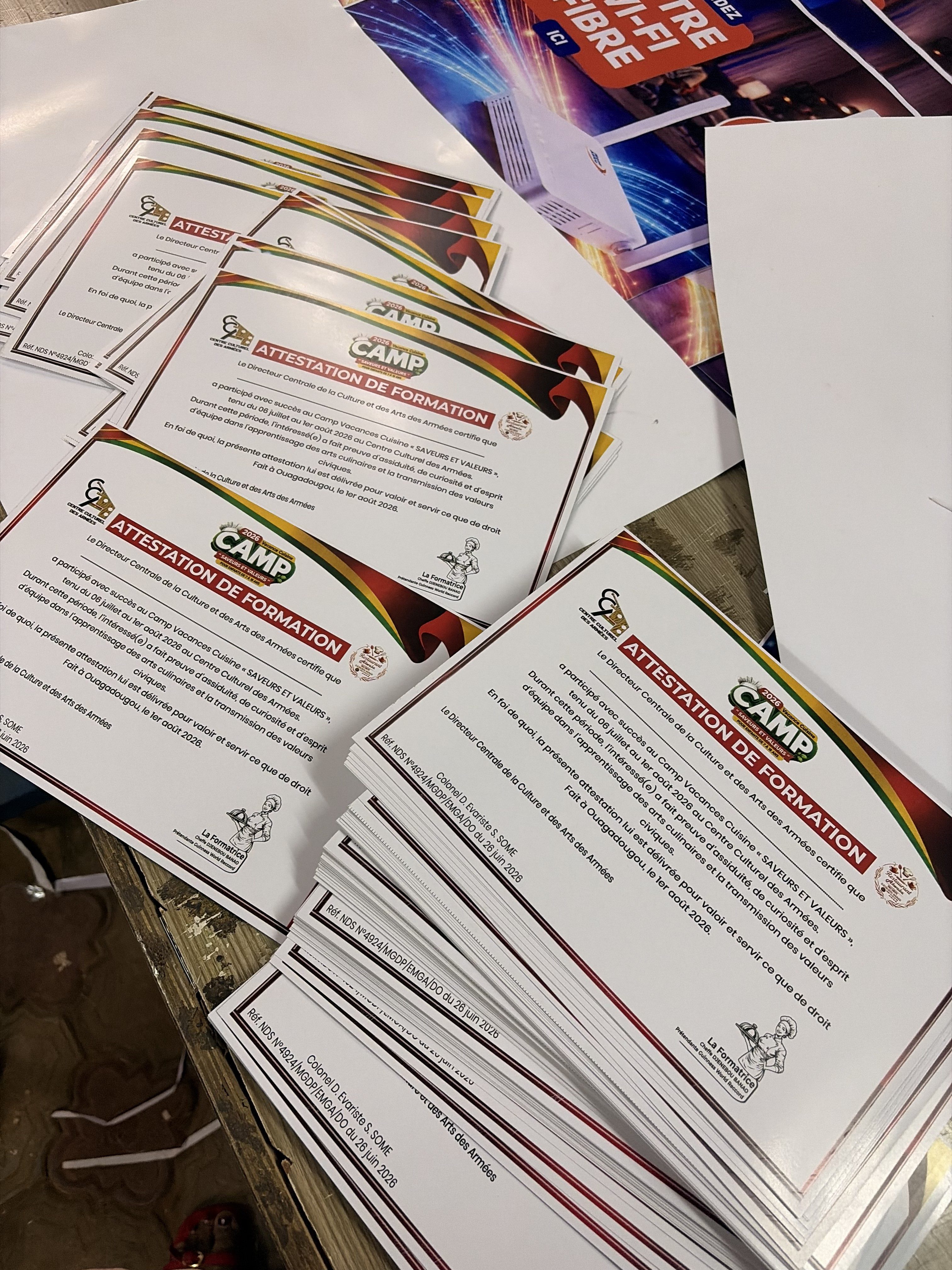 Attestations & Diplômes de Prestige — Africa Print Communication