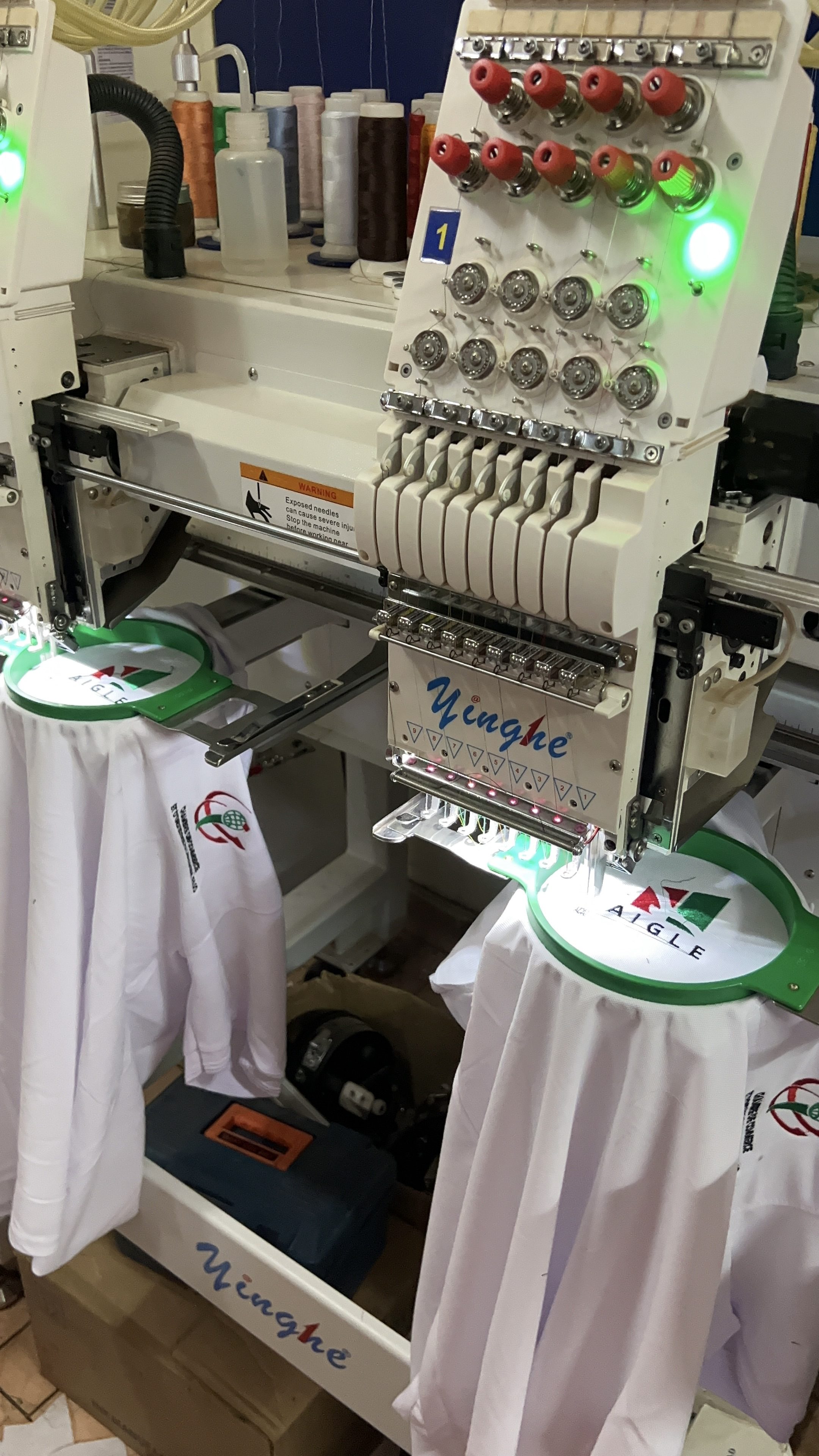 Broderie industrielle textile